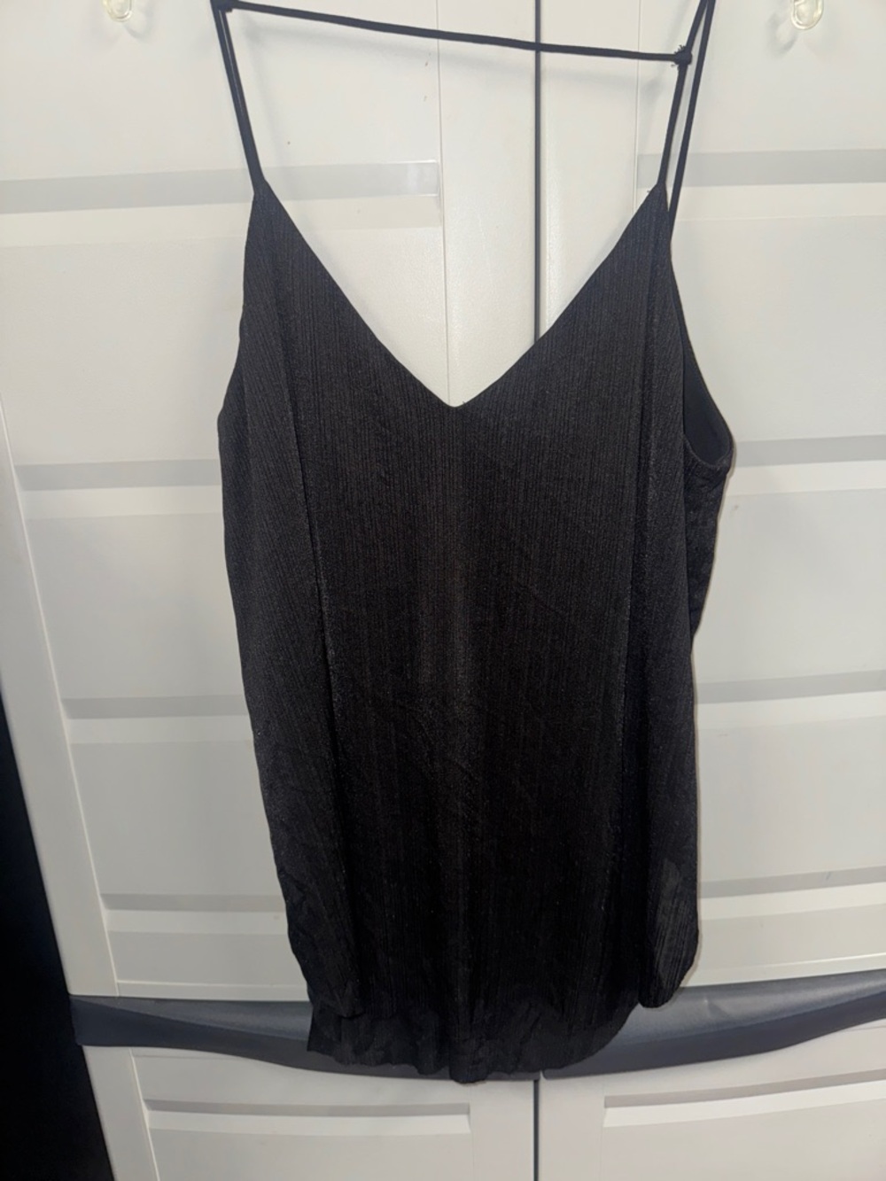 Express Black V-Neck Spaghetti Strap Cami